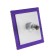 Stationary watering can, square z0154, 15x15 cm, 1 mode, plastic, purple color/chrome