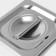 Stainless steel cover to gastro power 1/6, 17.7 × 16.2 cm thick 0.8 mm