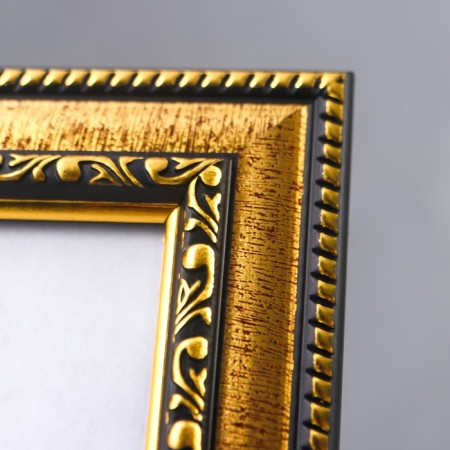 Photo frame plastic 15x21 cm gold (796)-2
