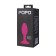 Anal plug Toyfa Popo Pleasure with a steel ball, pink, 10.5 cm
