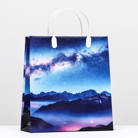 Milky Way package, soft plastic, 26 x 23 cm, 110 μm