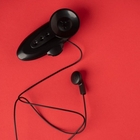 Spy toy "Set for surveillance", eavesdropping device and flashlight in the kit, works from batteries-4
