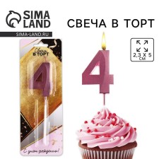 Candle for the cake, number 