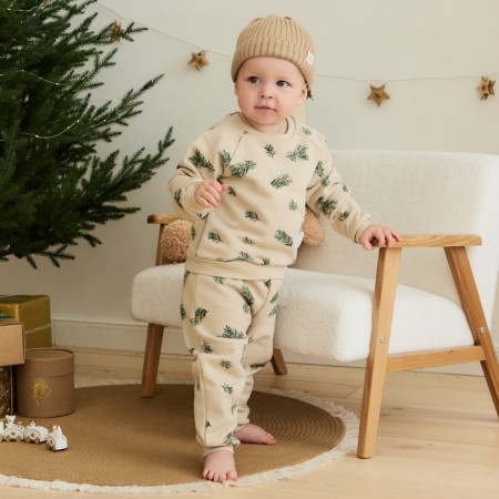 Costume (sweatshirt and trousers) I am "spruce twigs", height 74-80 cm-4