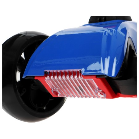 Folding scooter, light wheels PU 130/50 mm, ABEC 7, black color-3