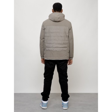 Male spring jacket, size 48, gray color-3