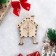 Wooden designer Drovo "New Year's house with a clock"