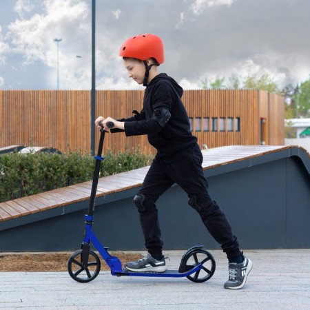 Sugan of the city Graffiti, folding, wheels PU 200, 86a, ABEC 9, footboard, blue color-9