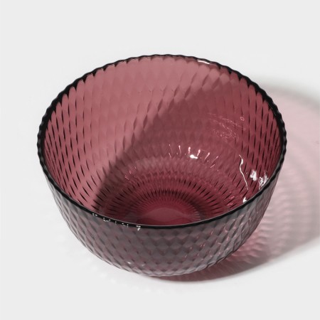 Glass Salad "idyll", 350 ml, d = 12 cm, lilac color-1