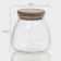 Glass Bank for bulk products with bamboo cover Bellatenero Bamboo, 500 ml, 9.5 × 10 cm