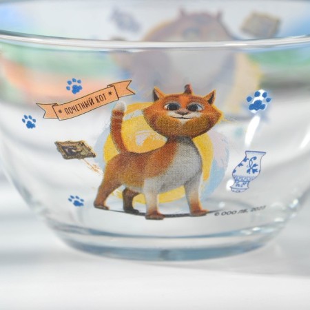 Салатник «Коты Эрмитажа», 500 мл, d=12,8 см, h=6,7 см, стекло-5