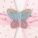 Carnival wings "butterfly", pink color
