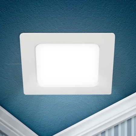 Lamp built -in era LED, IP40, 12W, 145x145x2.5 mm, 6500k, 998lm, white color-2