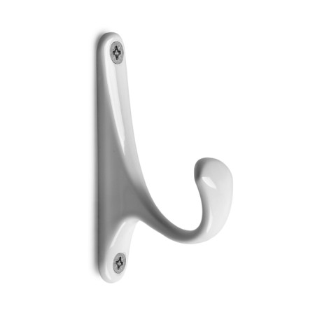 Cappio Classic furniture hook, one -rod, white