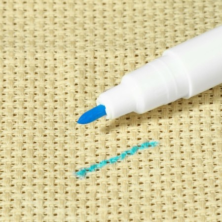 Fabric marker, water -soluble, 14 cm, blue color-1