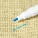 Fabric marker, water -soluble, 14 cm, blue color