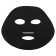 Black fabric mask Garnier "Cleaning Coal"
