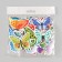 Butterflies cardboard "peas" set 12 pcs h = 4-10 cm