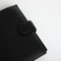 Male purse on 3 in 1 button, department for car documents, passports, black color