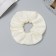 Hair elastic band "Orbit" Classic Classic gloss, 12 cm, milk