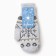 Women's mittens "Snowflake" Color gray, size 20