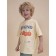 T -shirt for boys, height 128 cm, cream color
