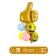 Set of balls "Smile", latex, foil, 9 pcs.
