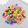 Beads for creativity plastic "Bright mother of pearl" set 20 g d = 0.6 cm