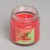 Aromatic candle in glass 6.3cm, 100ml, strawberry