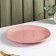 Board ceramic dining shade "pastel", d = 27 cm, pink color