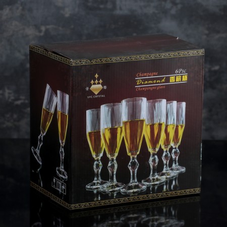 Glass glass for champagne Domenik, 170 ml-3