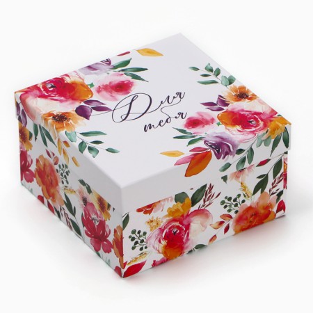 Set of boxes 10 in 1, gift packaging, “Flowers”, 10.2 x 10.2 x 6–28.2 x 28.2 x 15 cm 15 cm-9