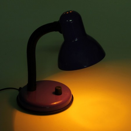E27 desktop lamp, Light -regulator (220V) purple (203A)-1