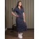 Women's dress, size 50, gray color