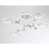 LED ceiling LED with Ambrella Light, Linetech, FL51648, LED, 98 W, 7350LUM, 3000-6400K, Chrome Color, Chrome