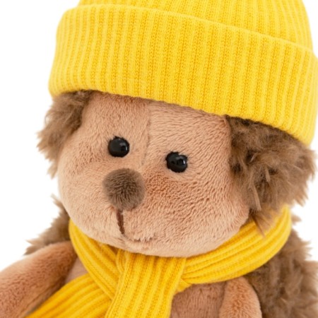 Soft toy "Hedgehog Kolunchik: in a yellow hat", 15 cm OS001-219/15c-3