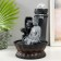 The desktop fountain from the network, backlight "Buddha in gray against the wall" 20x20x30 cm