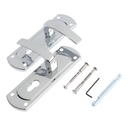 Lockland 002 strap handles, m/o 55 mm, chromium color-4