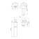 Mixer for the IDDIS Slide Slibl00i65 sink, single -leaf, built -in, black