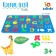 Puzzle rug "letters", color mix