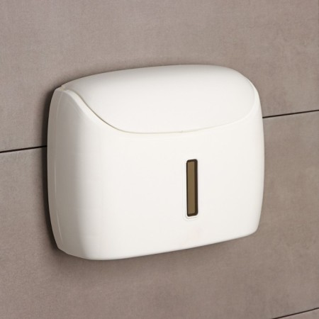 Dispenser for paper towels in sheets, plastic, 27 × 11.5 × 21 cm, white color-2