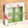 New Year. Box for 4 sweets "New Year's gifts", 12.6 x 12.6 x 3.5, confectionery packaging