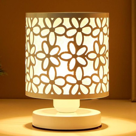 Table lamp "Flowers" 1xe27 40W white 14.5x14.5x19.5 cm Risalux-4