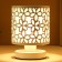 Table lamp "Flowers" 1xe27 40W white 14.5x14.5x19.5 cm Risalux