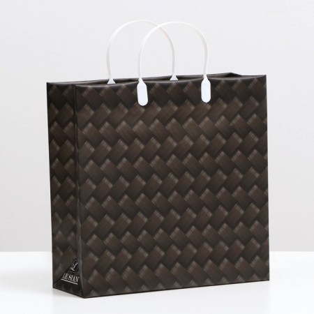 Black weaving package, soft plastic, 29 x 30 cm, 100 μm