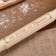 Wooden rolling pin is small with engraving 35x3.6 cm