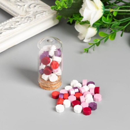 Surgut in granules in the jar of the "octahedral" palette red 15 grax 6x3x3 cm-2