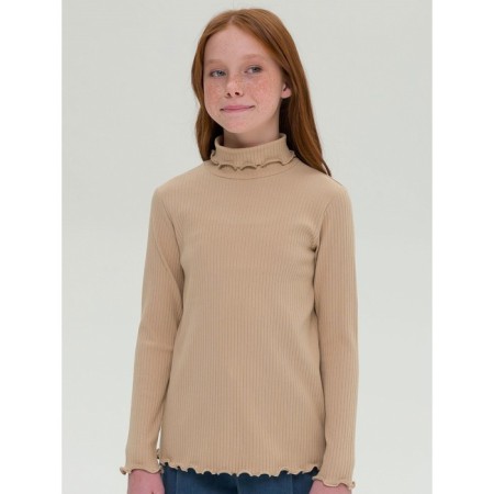 Jumper for girls, height 116 cm, sandy color-4