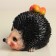 Garden figure "Hedgehog with apples" 20x15cm