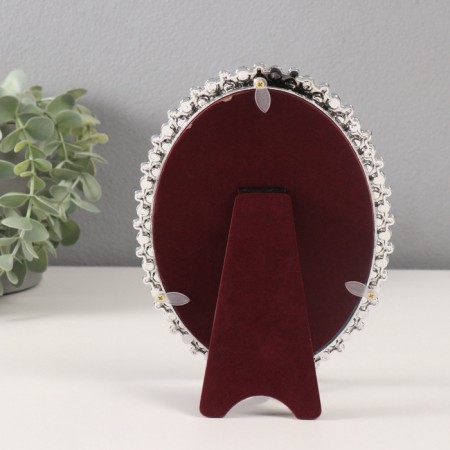 Photo frame plastic 13x18 cm "Grett" gray-blue pearls 15.3x19.5 cm-3